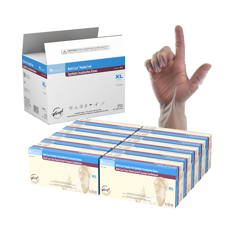 Dynarex Multi Care Vinyl Exam Gloves, Powder-Free