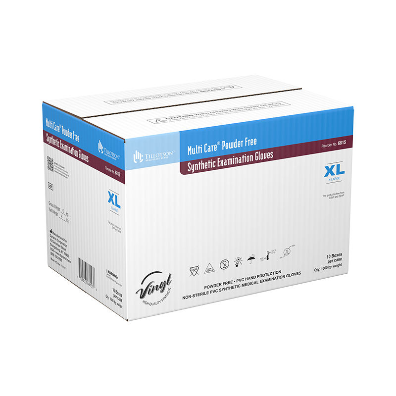 Dynarex Multi Care Vinyl Exam Gloves, Powder-Free