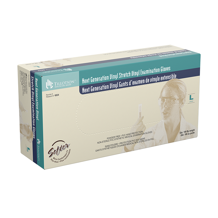 Dynarex Next Generation Stretch Vinyl Exam Gloves (6824)
