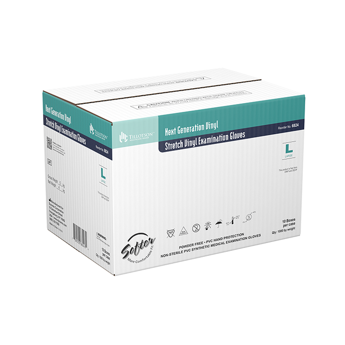 Dynarex Next Generation Stretch Vinyl Exam Gloves (6824)
