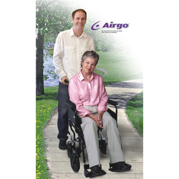 Drive Medical Airgo Comfort-Plus Lightweight Transport Chair — 700-841