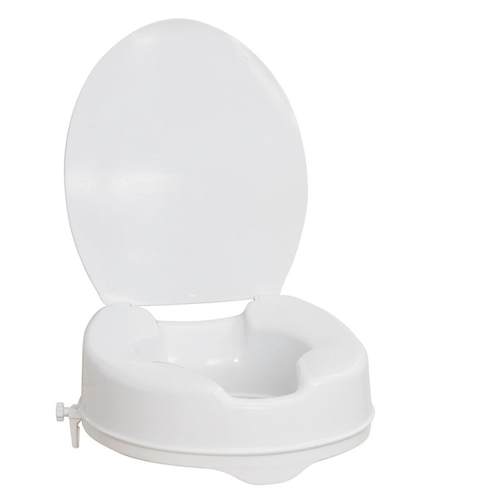 Drive Medical Aqua Sense Raised Toilet Seat with Lid — 770-626