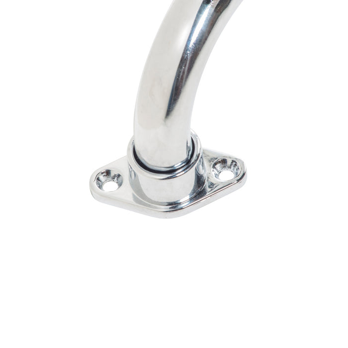 Drive Medical Aqua Sense Knurled Chrome Grab Bar with Rotating Flange — 785-136