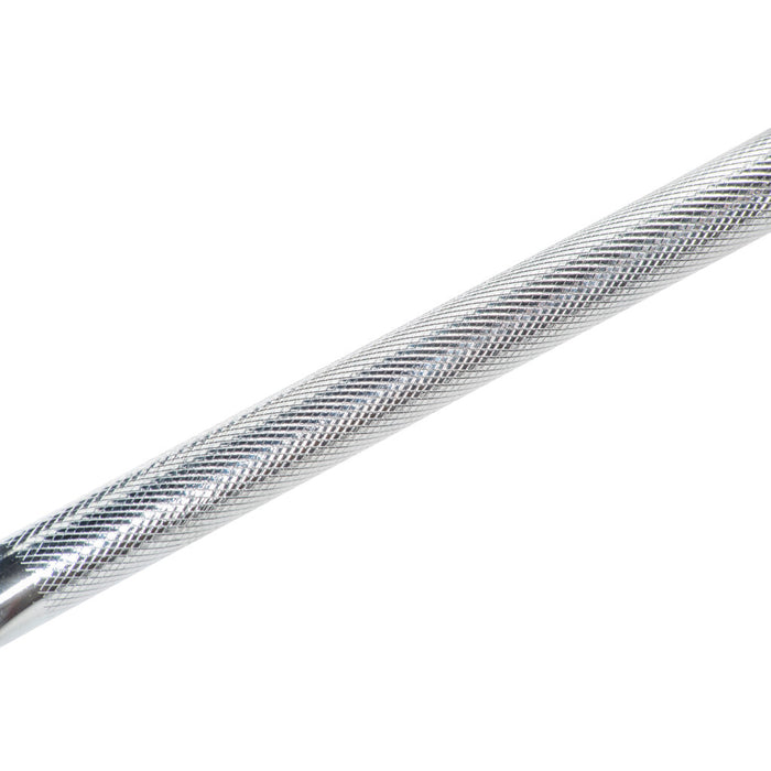 Drive Medical Aqua Sense Knurled Chrome Grab Bar with Rotating Flange — 785-136