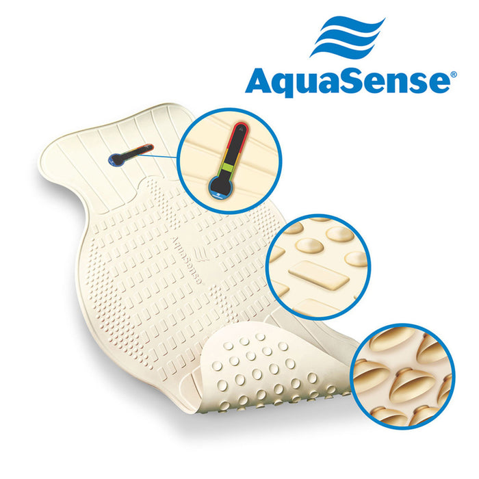 Drive Medical Aqua Sense Bath Mat, Contoured with Temperature Indicator — 785-530