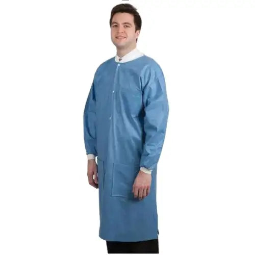 Protect Plus Disposable Lab Coats Knee Length 10/pk - MARK3 Disposable Lab Coats protect-plus-disposable-lab-coats-knee-length-10-pk-mark3