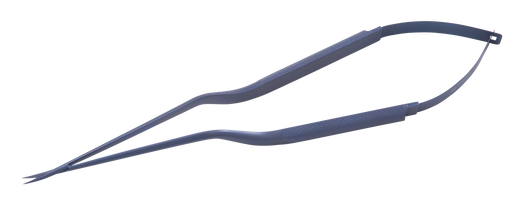 Aspen Surgical Scissors, Rhoton, Curved, Bayonet, TI, 8 1/2 in
