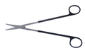 Aspen Surgical Symmetry Scissors, Metzenbaum, Curved, Razor Edge w/o Serrations, Black Handle, 9 1/8 in