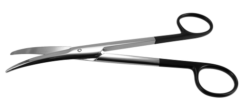 Aspen Surgical Symmetry Scissors, Mayo, Curved, Serrated, 6 3/4 in