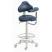 Brewer 9120BL Dental Assistant Stool - Left Support | UltraLeather