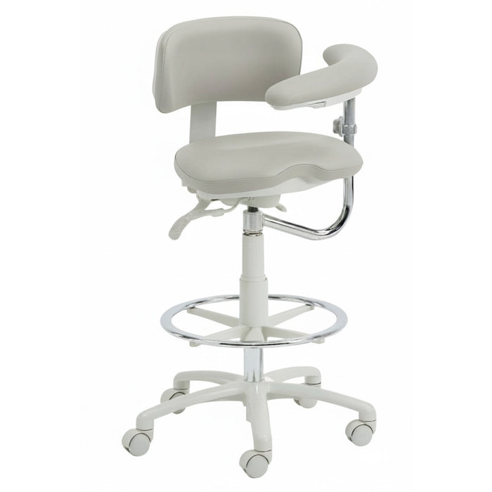 Brewer 9520BL Dental Assistant Stool - Left Support | UltraLeather