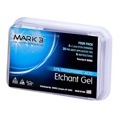 MARK3 Etch Gel 37% Phosphoric Acid 4/pk 1.2ml syringes 100-9090 Etch Gel 37% Phosphoric Acid