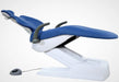 ADS Dental AJ12 patient chair with adjustable headrest and plush upholstery, designed for comfortable dental procedures.