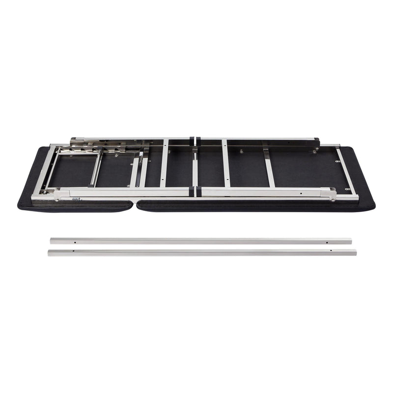 Viva Comfort Noble-Line Treatment Table with Shelf and Adjustable Back ADI996-02-BLK - DENTAMED USA