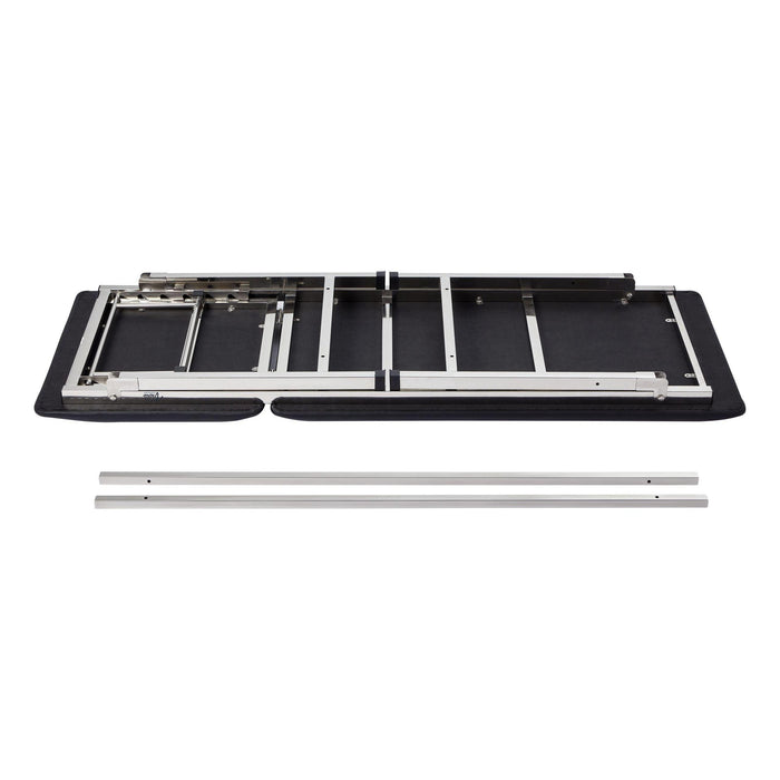 Viva Comfort Noble-Line Treatment Table with Shelf and Adjustable Back ADI996-02-BLK - DENTAMED USA