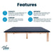 Viva Confort Regal-Line Upholstered Therapy Rehab Mat Table 996-05-blk - DENTAMED USA