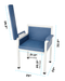 Viva Comford Luxe Upholstered Blood Drawing Chair 997-02-Blk - DENTAMED USA