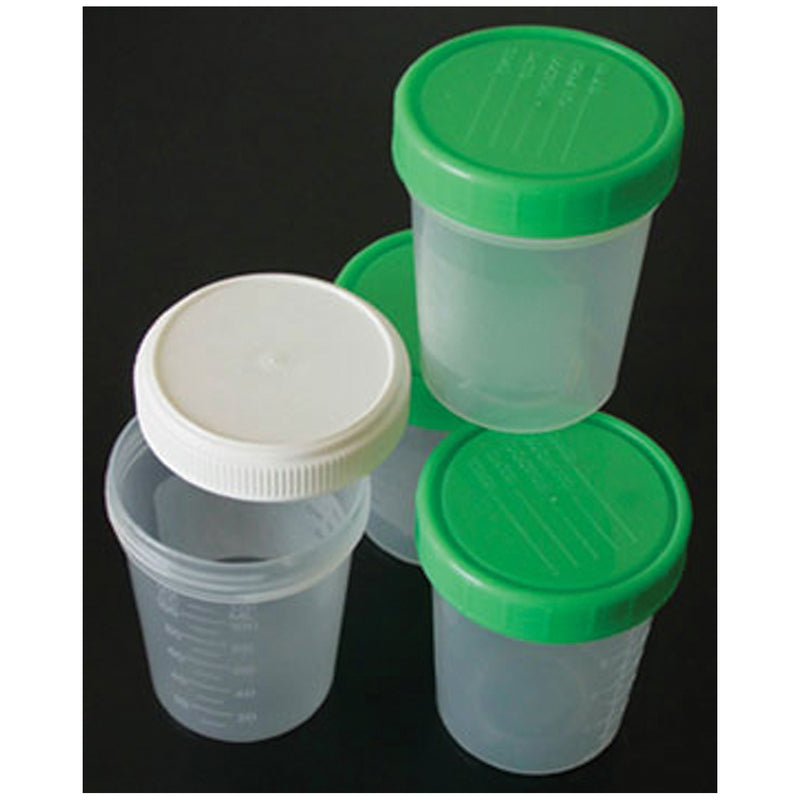 ADI Medical Specimen Cup with lid, 4 oz, 500/cs