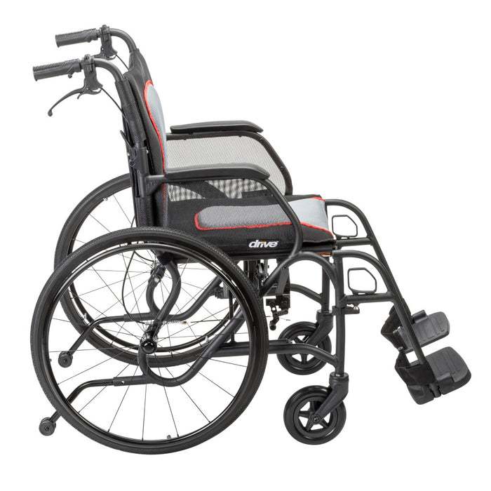 Drive Medical Aero Fly™ Ultra-Lite Wheelchair — AF18FDABK-SF