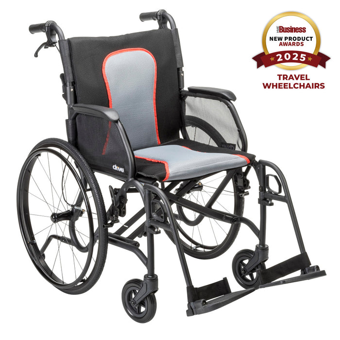 Drive Medical Aero Fly™ Ultra-Lite Wheelchair — AF18FDAGY-SF