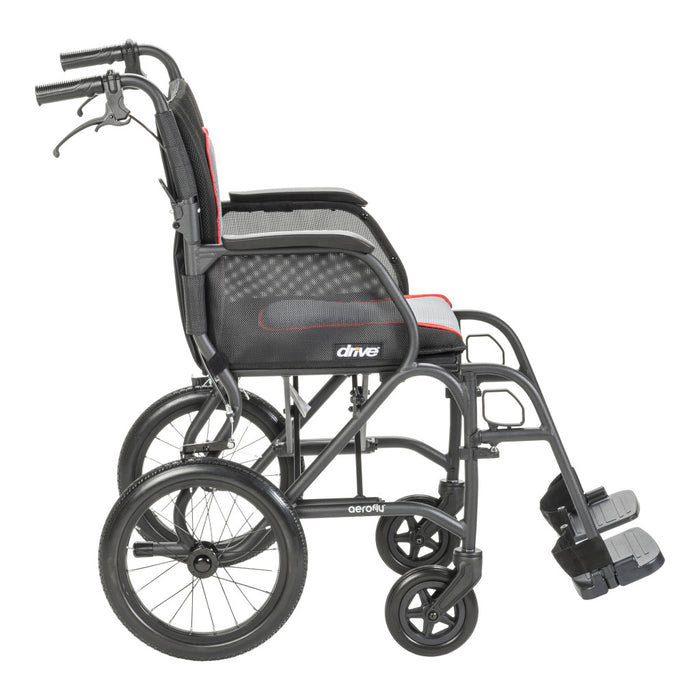 Drive Medical Aero Fly™ Ultra-Lite Transport Chair — AFT18BK-SF