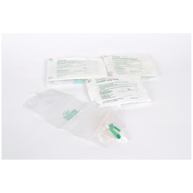 Bard Medical Flip-Flo Valve, 32 oz, Fabric Leg Straps, 50/cs