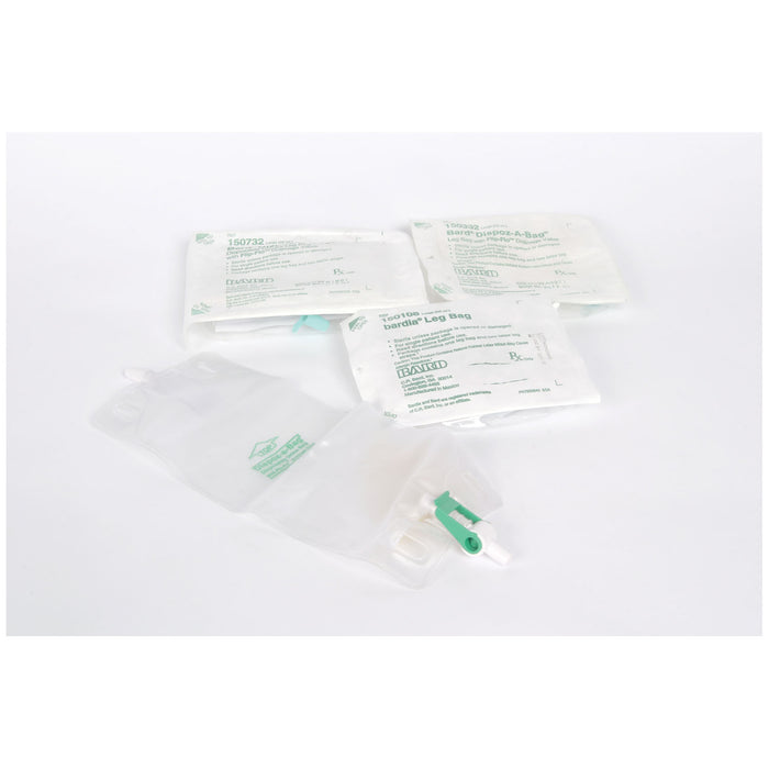 Bard Medical Flip-Flo Valve, 32 oz, Fabric Leg Straps, 50/cs