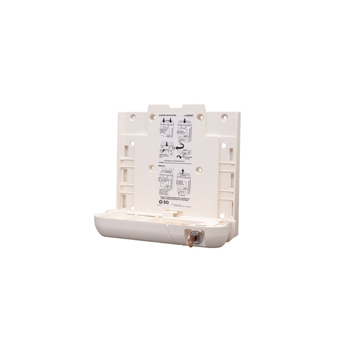 BD Locking Wall Bracket For 5.4 Qt Collector, 10/cs (Screws Not Included) (Continental US Only) (Drop Ship Requires Pre-Approval)
