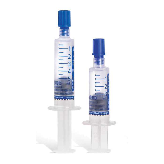 BD Heparin Lock Flush Syringe, 10 Units/mL, 3mL Fill in 10mL Syringe, 30/bx, 16 bx/cs (Rx) (Temp Sensitive; Non-Returnable) (Continental US Only, Excluding IN & ND) (Drop Ship Requires Pre-Approval)
