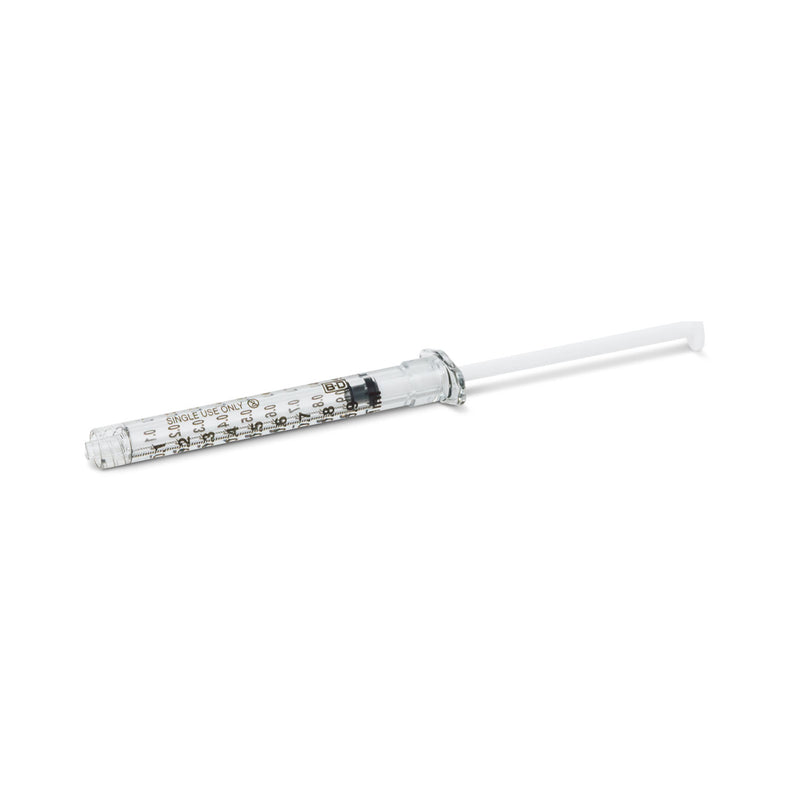 BD Syringe Only, 1mL, Luer-Lok Tip, Sterile, Individually Wrapped, 100/bx, 8 bx/cs (36 cs/plt) (Continental US Only) (Drop Ship Requires Pre-Approval)