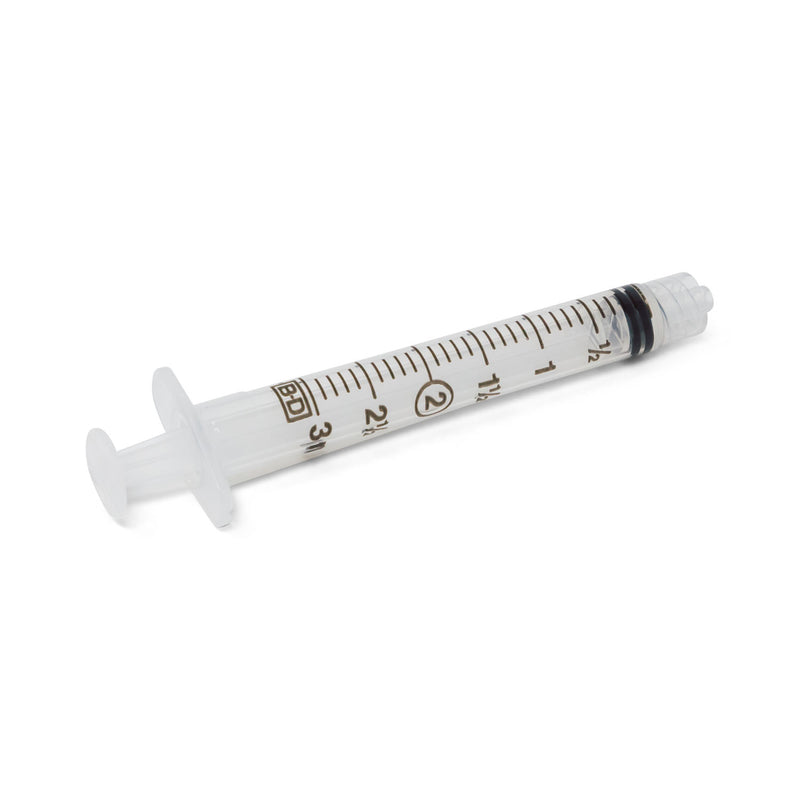 BD Syringe Only, 3mL, Luer-Lok Tip, Sterile, Individually Wrapped, 200/bx, 4bx/cs (40 cs/plt) (Continental US Only) (Drop Ship Requires Pre-Approval) (Item on Manufacturer Allocation - Inventory Limited when Available)