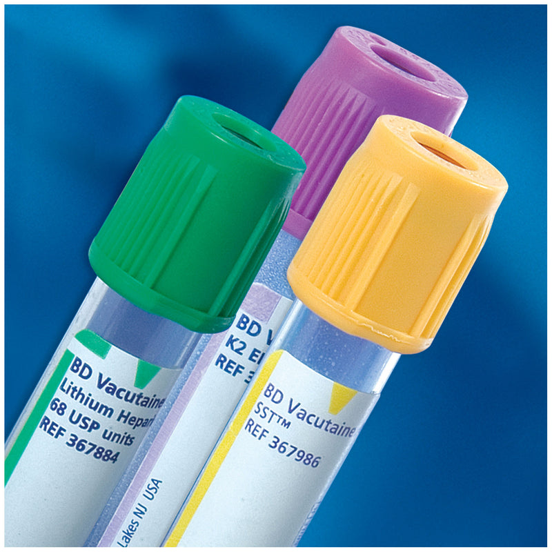 BD Vacutainer Blood Collection Tube, Plastic, K2, EDTA, 13mm x 75mm, 4ml, Lavender Hemogard Closure, 1000/cs (Continental US Only) (Drop Ship Requires Pre-Approval)