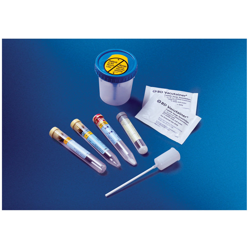 BD Urine Transfer Straw Kit: 8mL Draw, 16 x 100mm UA Preservative Plus Plastic Conical Bottom Tube, & Urine Transfer Straw, 50/bx, 4 bx/cs (Temp Sensitive; Non-Returnable) (Continental US Only) (Drop Ship Requires Pre-Approval)