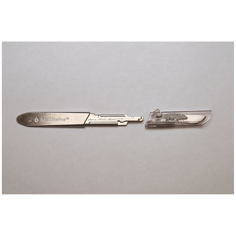 Aspen Surgical Protected Blade Metal Handle, Size 3L, 5/cs