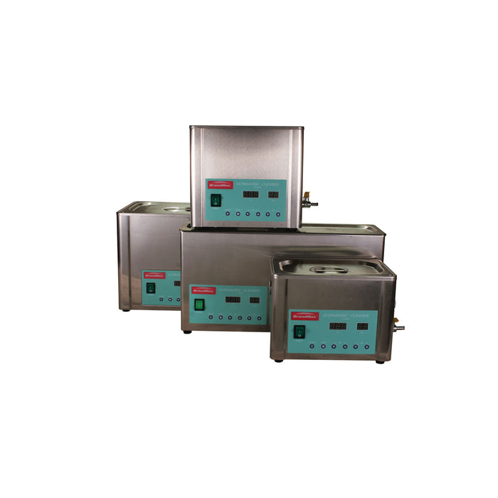 Recessed Ultrasonic Cleaner with Heat, 13 Liter, Capacity: 13L/3.43 Gal, Includes Stainless Steel Hanging Basket (Drop Ship Only)