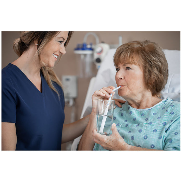 Bionix, LLC Thin Liquid SafeStraw, White, 12/bx (Products cannot be sold on Amazon.com, through fulfillment on Amazon.com, or to any other vendor who intends to sell on Amazon.com or any 3rd party site)