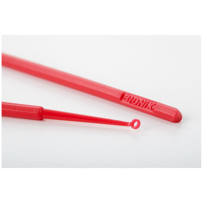 Bionix, LLC Ear Curette, AngleLoop, 4mm, Red, 50/bx (Products cannot be sold on Amazon.com, through fulfillment on Amazon.com, or to any other vendor who intends to sell on Amazon.com or any 3rd party site)