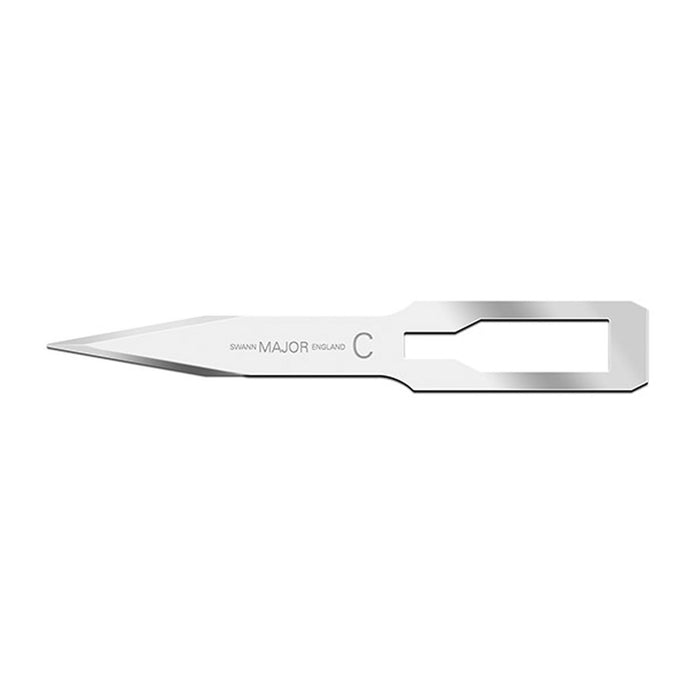 Cincinnati Surgical Company Swann Morton Cervical Biopsy Blade, Stainless Steel, Sterile, 10/bx