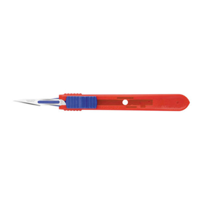 Cincinnati Surgical Company Safety Scalpels, Swann Morton, Stainless Steel, Red Handle, Size 11p, Disposable, Sterile, 25/bx (Drop Ship Only)