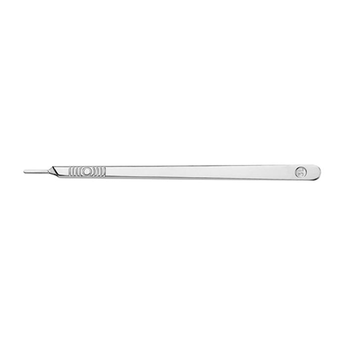 Cincinnati Surgical Company Surgical Handle, Stainless Steel, Fits Blades 6-16, Size 3, Long (Drop Ship Only)