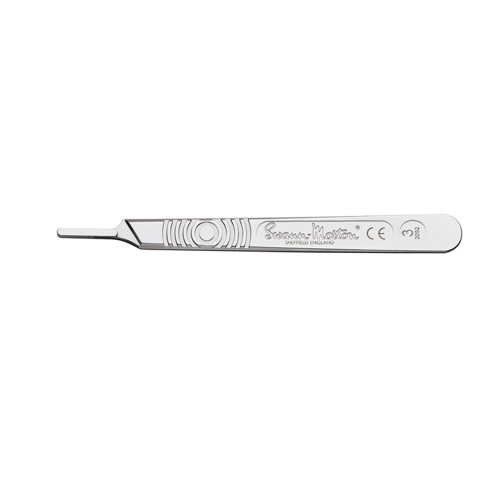 Cincinnati Surgical Company Surgical Handle, Stainless Steel, Fits Blades 6-16, no UDI Stamp, Size 3 (Drop Ship Only)