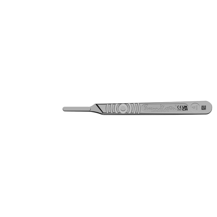 Cincinnati Surgical Company Surgical Handle, Stainless Steel, Fits Blades 18-27, no UDI Stamp, Size 4 (Drop Ship Only)