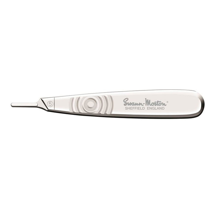 Cincinnati Surgical Company Surgical Handle, Stainless Steel, Fits Blades 6-16, Size 5 (Drop Ship Only)