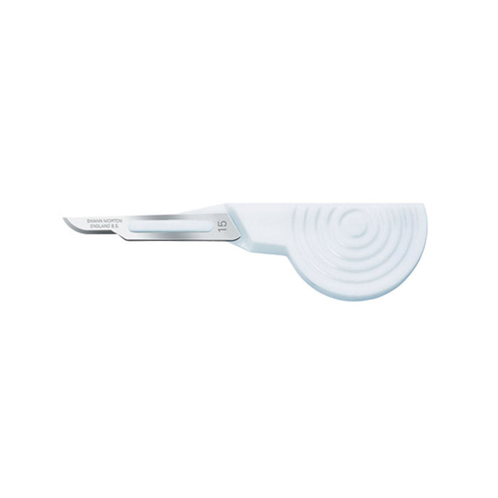 Cincinnati Surgical Company Mini Scalpel, Swann Morton, Stainless Steel, Size 15, Disposable, Non-Sterile, 100/bx (Drop Ship Only)