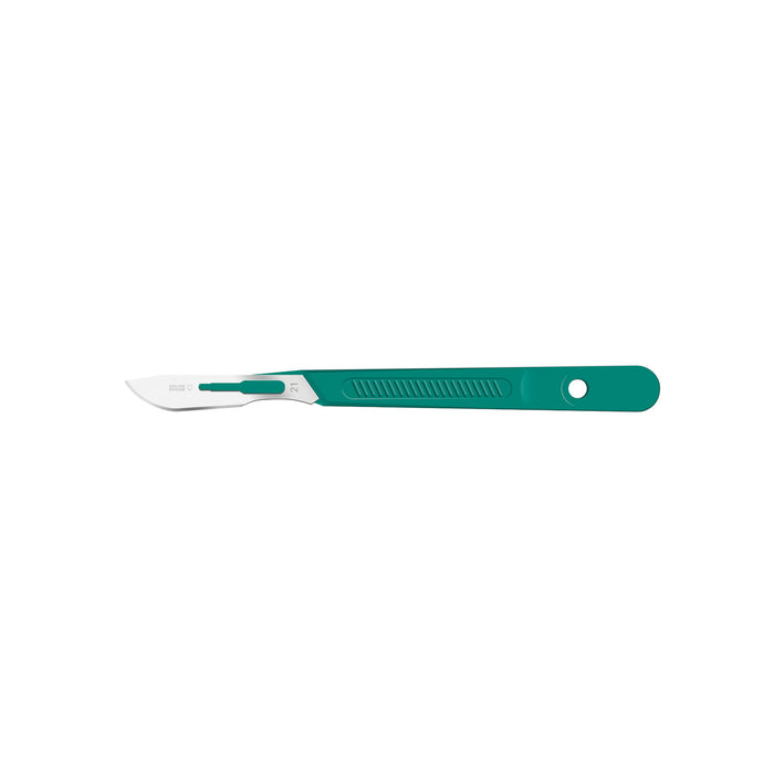 Cincinnati Surgical Company Scalpel, Stainless Steel, Size 21, Green Handle, Disposable, Sterile, 10/bx (Drop Ship Only)