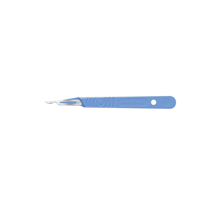Cincinnati Surgical Company Scalpel, Swann Morton, Size 15c, Blue Handle, Disposable, Sterile, 10/bx (Drop Ship Only)