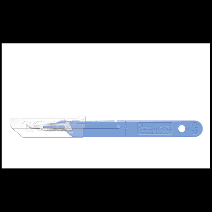 Cincinnati Surgical Company Safety Scalpel No. 15 with Retracting Guard, Bulk, Non-Sterile, 500/bx (Drop Ship Only)