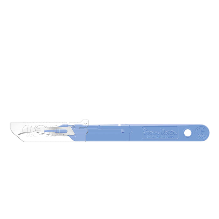 Cincinnati Surgical Company Stitch Cutter, Safety Scalpel, Sterile (Retracting Guard), 10/bx (Drop Ship Only)
