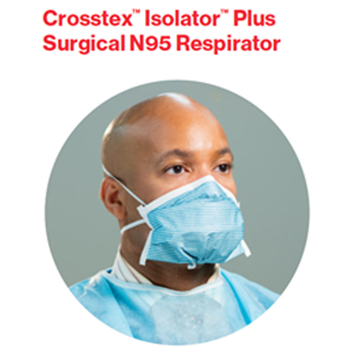 Crosstex International Duckbill Surgical N95 Respirator, 50/bx, 4 bx/cs (Item is Non-Returnable)