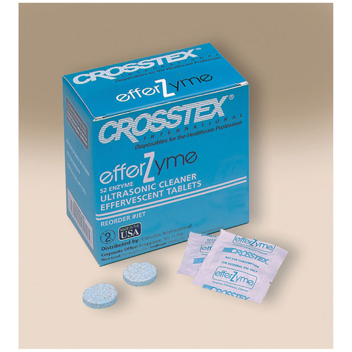 Crosstex International Cleaning Tablets, Spearmint Scent, 2 Tablets per Gal, 52 tabs/bx, 6 bx/ctn, 4 ctn/cs